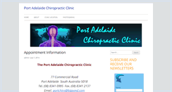 Desktop Screenshot of portadelaidechiropracticclinic.com