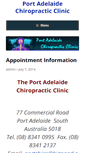 Mobile Screenshot of portadelaidechiropracticclinic.com